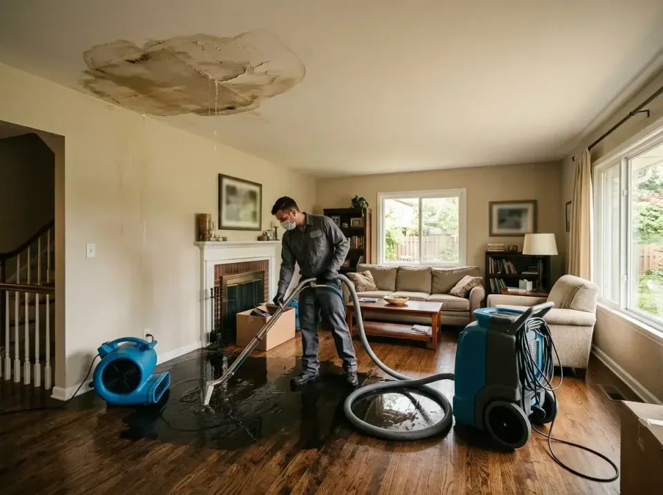 attic-pipe-burst-ceiling-drip-008 — frequently asked questions, Water Damage Restoration & Carpet Care in Jackson, OH